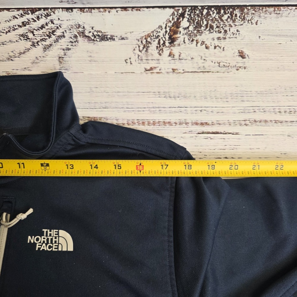 North Face Ventrix Cinder Jacket 1/4 Zip Mens Large Blue Camo Pullover‎ Fleece - Picture 9 of 10
